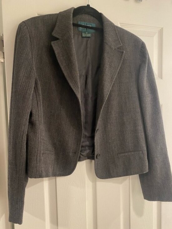 Lauren Ralph Lauren Women’s 87% Wool Size 12 Blazer - Picture 1 of 8